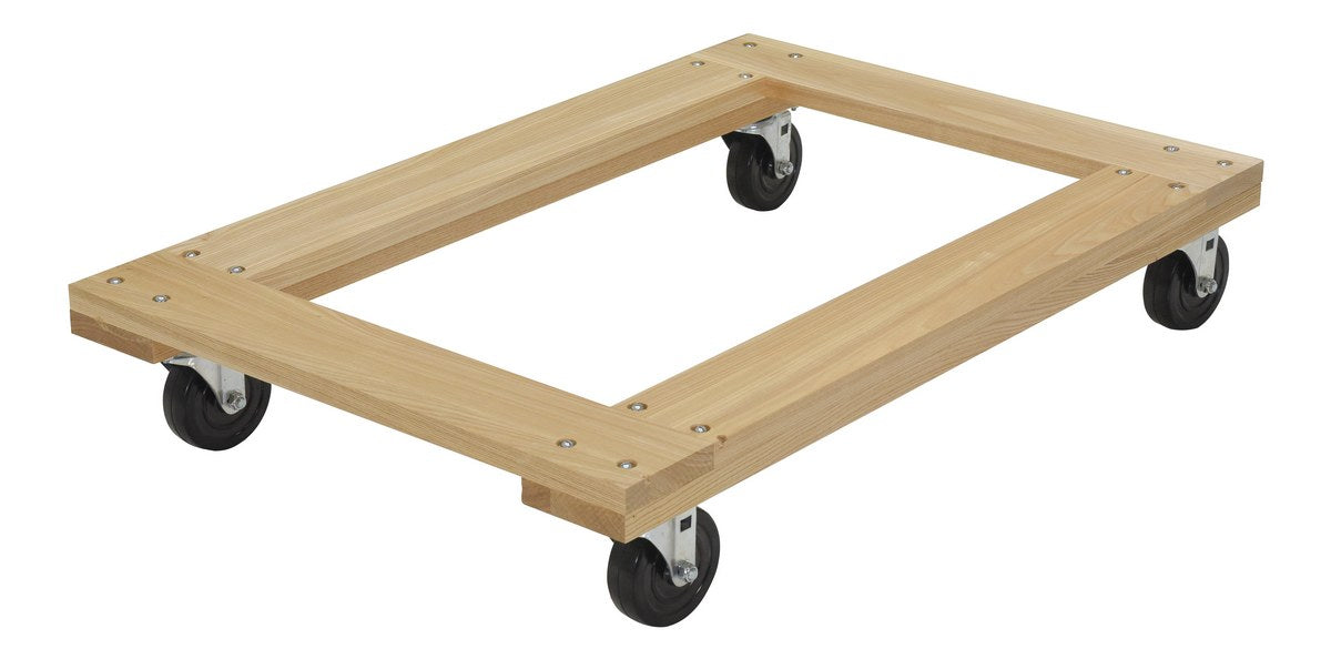 24" x 36" Flush Deck Hardwood Dolly w/ 1,200-lbs
