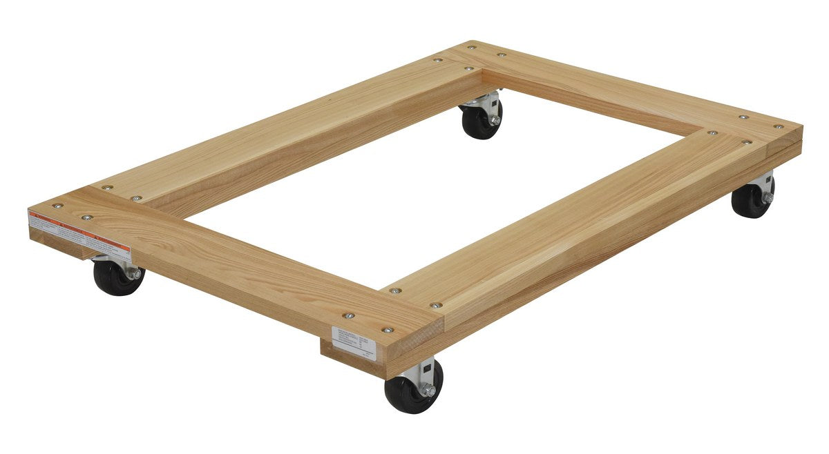 24" x 36" Flush Deck Hardwood Dolly w/ 900-lbs