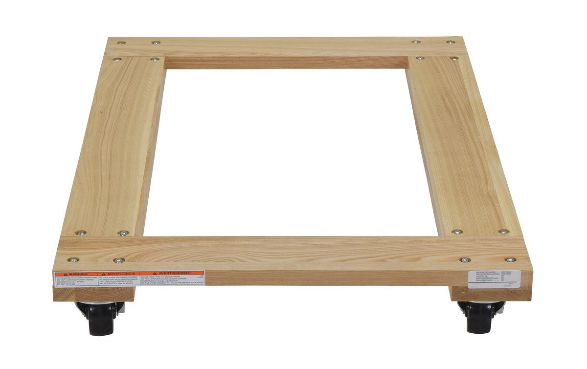 24" x 36" Flush Deck Hardwood Dolly w/ 900-lbs