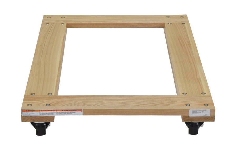 24" x 36" Flush Deck Hardwood Dolly w/ 900-lbs