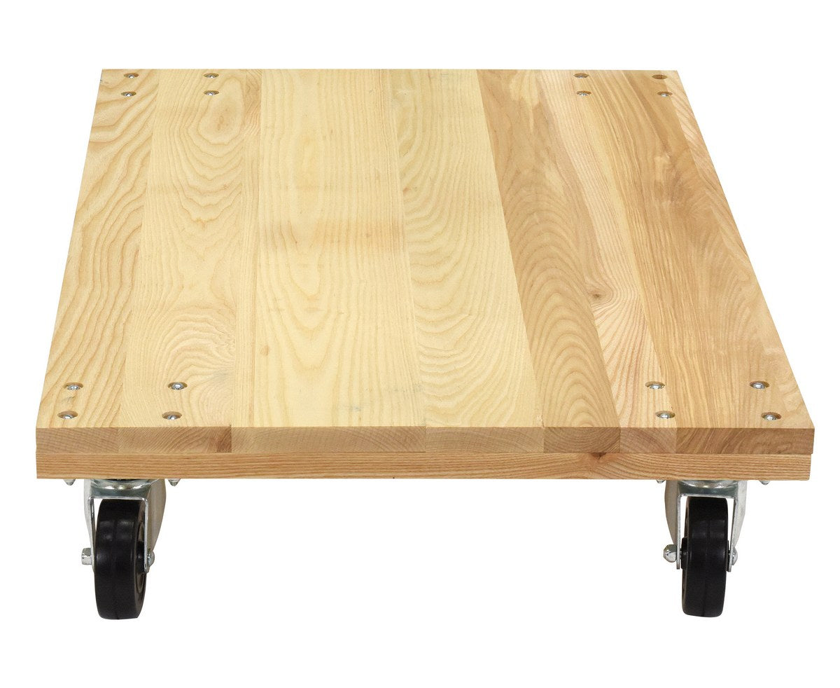 24" x 36" Solid Deck Hardwood Dolly w/ 1,200-lbs
