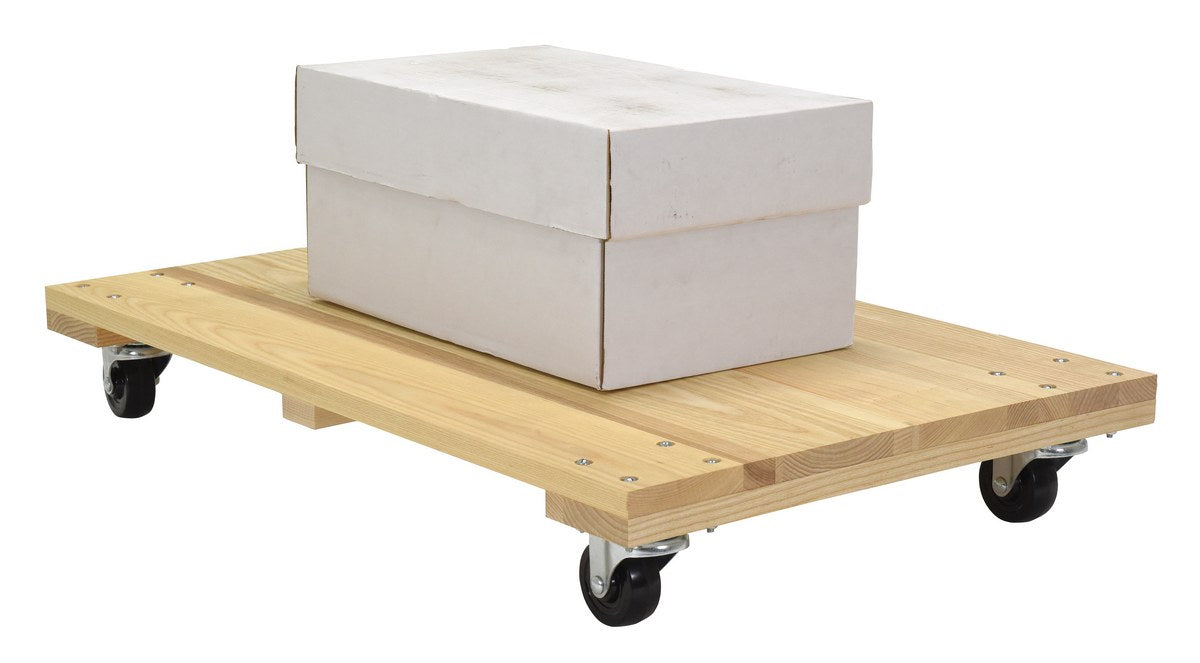 24" x 36" Solid Deck Hardwood Dolly w/ 900-lbs