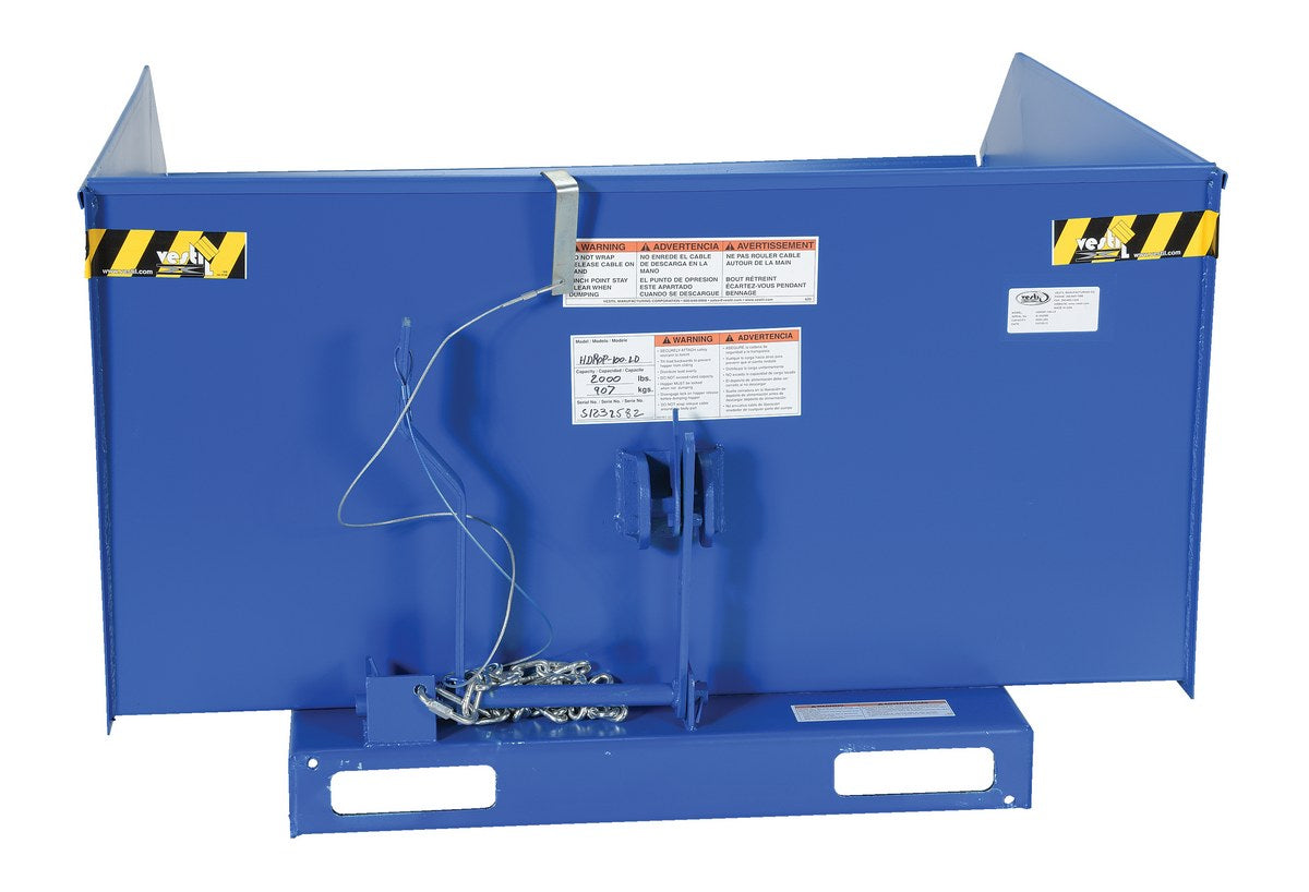 SELF-DUMPING HOPPER LIGHT DUTY 1 CU YD - Model HDROP-100-LD