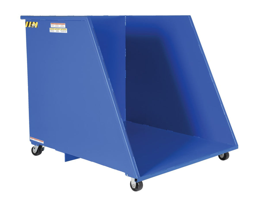 Open Ended Steel Dumping Hopper