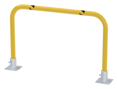 Steel Removable High Profile Machine and Rack Guard 36 In. x 24 In. x 2 In. Yellow