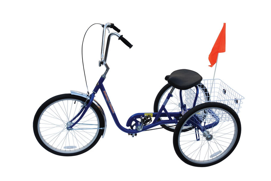STANDARD INDUSTRIAL BICYCLE 250 LB BLUE - Model IBIKE-3-DC-B