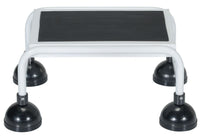 Thumbnail for 1 Step Commercial Spring Loaded Rolling Ladder - White