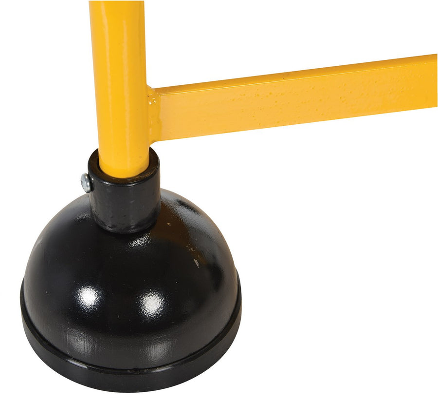 1 Step Commercial Spring Loaded Rolling Ladder - Yellow