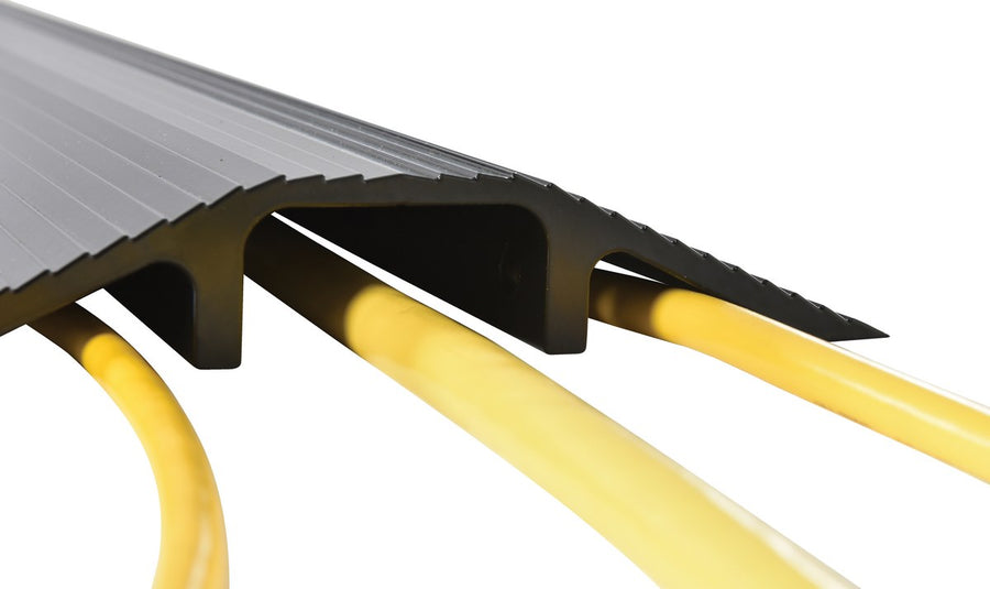 ALUMINUM HOSE/CABLE BRIDGE 36 IN BLACK - Model LHCR-36-BK