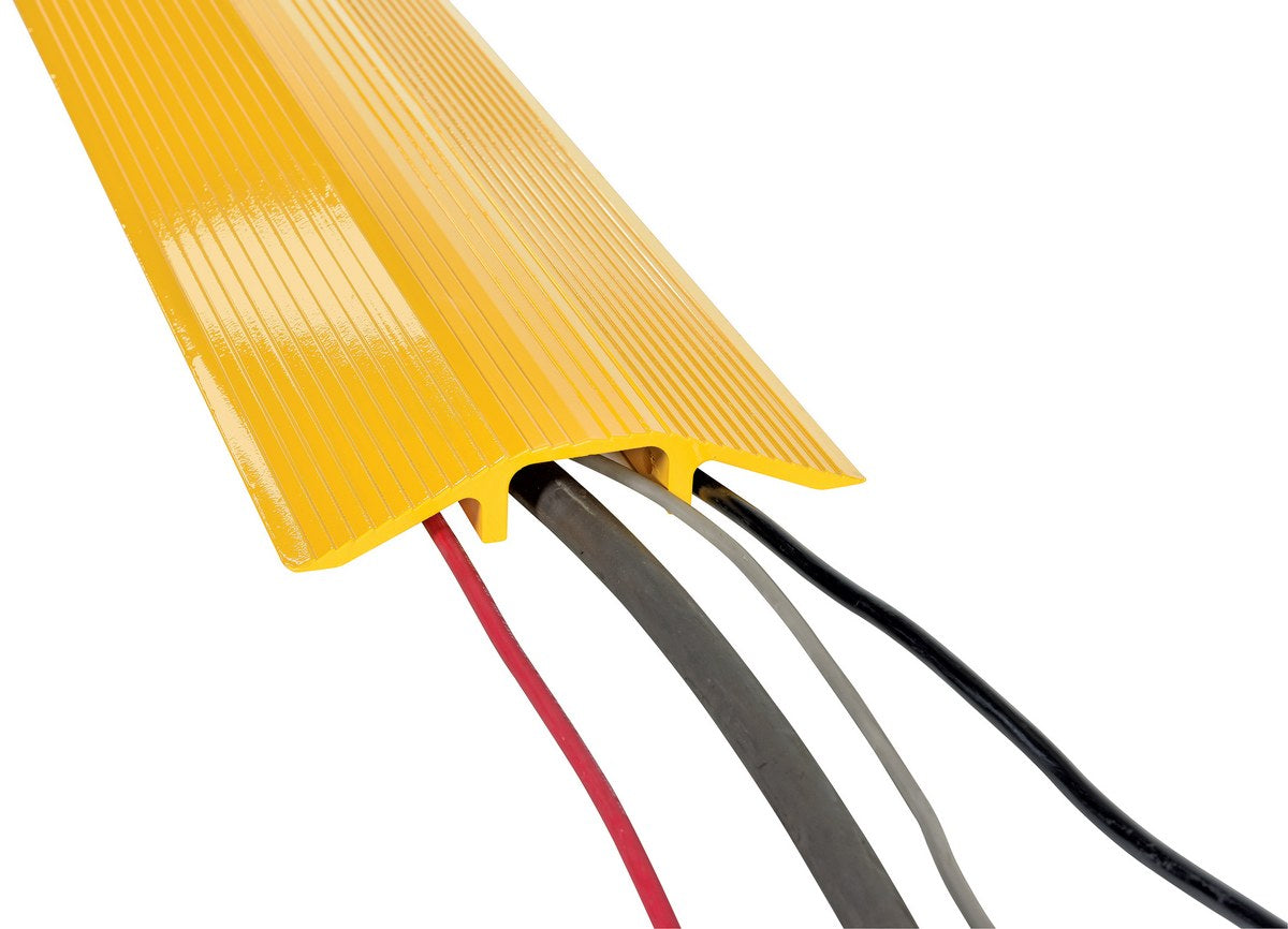 ALUMINUM HOSE/CABLE BRIDGE 36 IN YELLOW - Model LHCR-36-Y