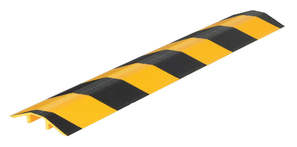 ALUMINUM HOSE/CABLE BRIDGE 48 IN YEL/BLK - Model LHCR-48-YB