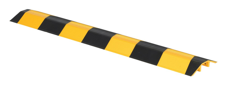 ALUMINUM HOSE/CABLE BRIDGE 48 IN YEL/BLK - Model LHCR-48-YB