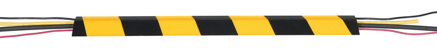 ALUMINUM HOSE/CABLE BRIDGE 48 IN YEL/BLK - Model LHCR-48-YB