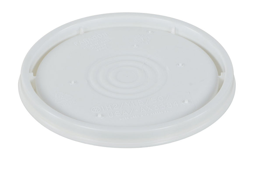 UN RATED PLASTIC LID 5 GALLON WHITE - Model LID-UN-54-PW