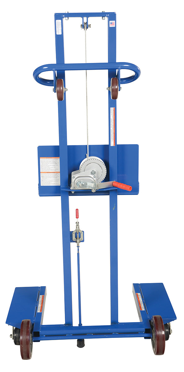 Vestil Steel Low Profile Winched Lite Load Lift