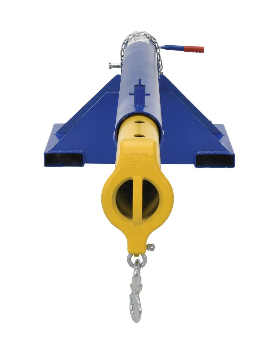4,000-lbs Capacity Lift Master Fork Truck Telescoping Orbital Boom w/ 30" Fork Pocket Center