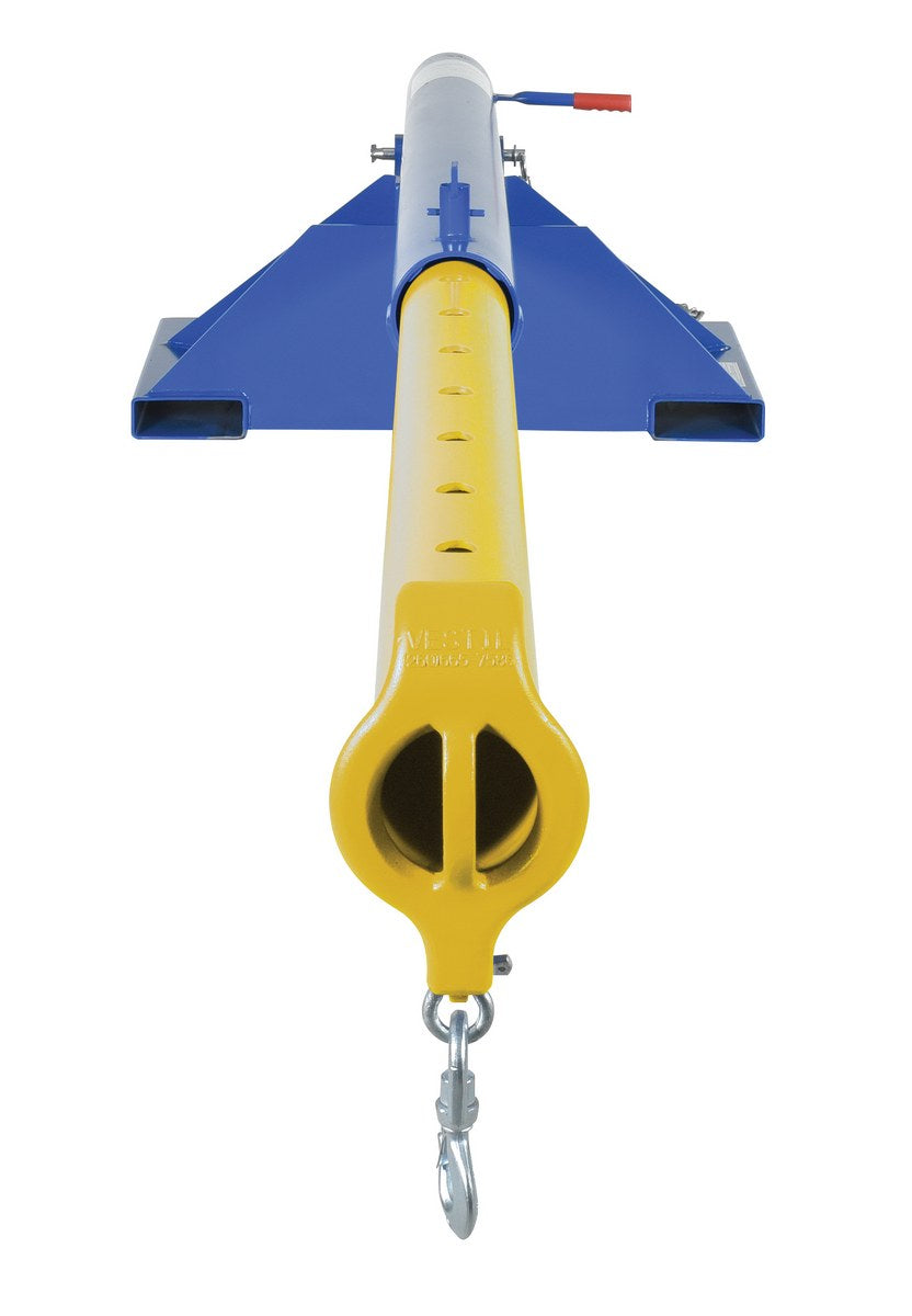 4,000-lbs Capacity Lift Master Fork Truck Telescoping Orbital Boom w/ 36" Fork Pocket Center