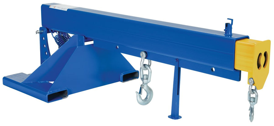8,000-lbs Capacity Lift Master Fork Truck Telescoping Orbital Boom w/ 30" Fork Pocket Center