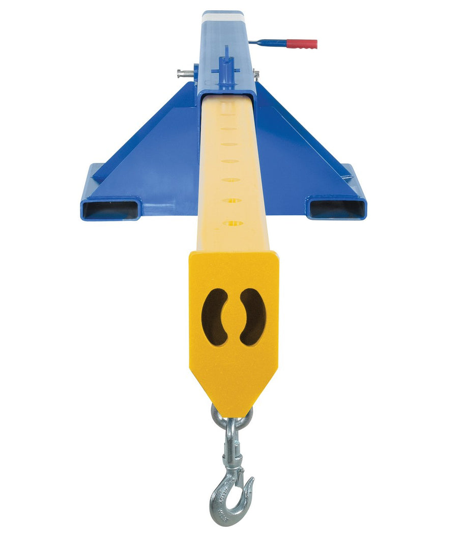 8,000-lbs Capacity Lift Master Fork Truck Telescoping Orbital Boom w/ 30" Fork Pocket Center
