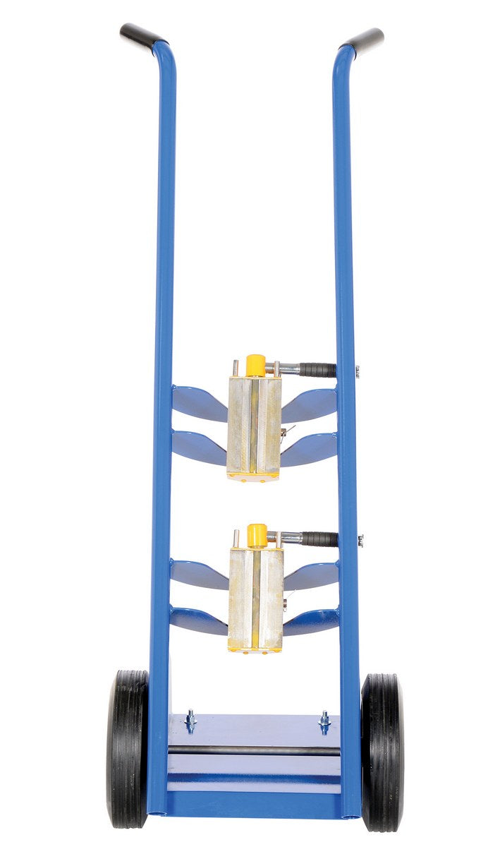 MAGNETIC CYLINDER HAND TRUCK 350 LB CAP - Model MCHT-350