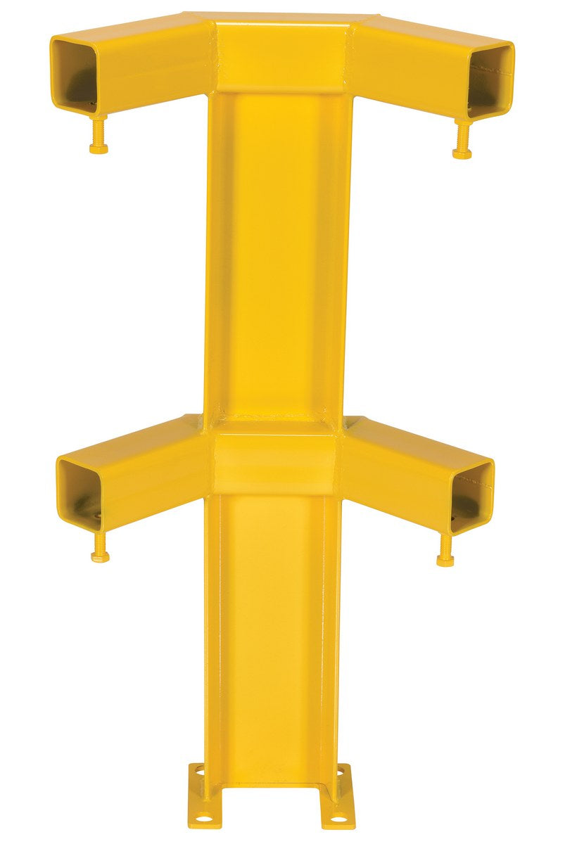 Modular Guard- Corner Post - Double Rail