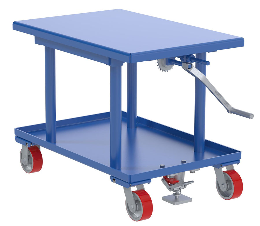 24" X 36" High Profile Portable Mechanical Post Lift Table