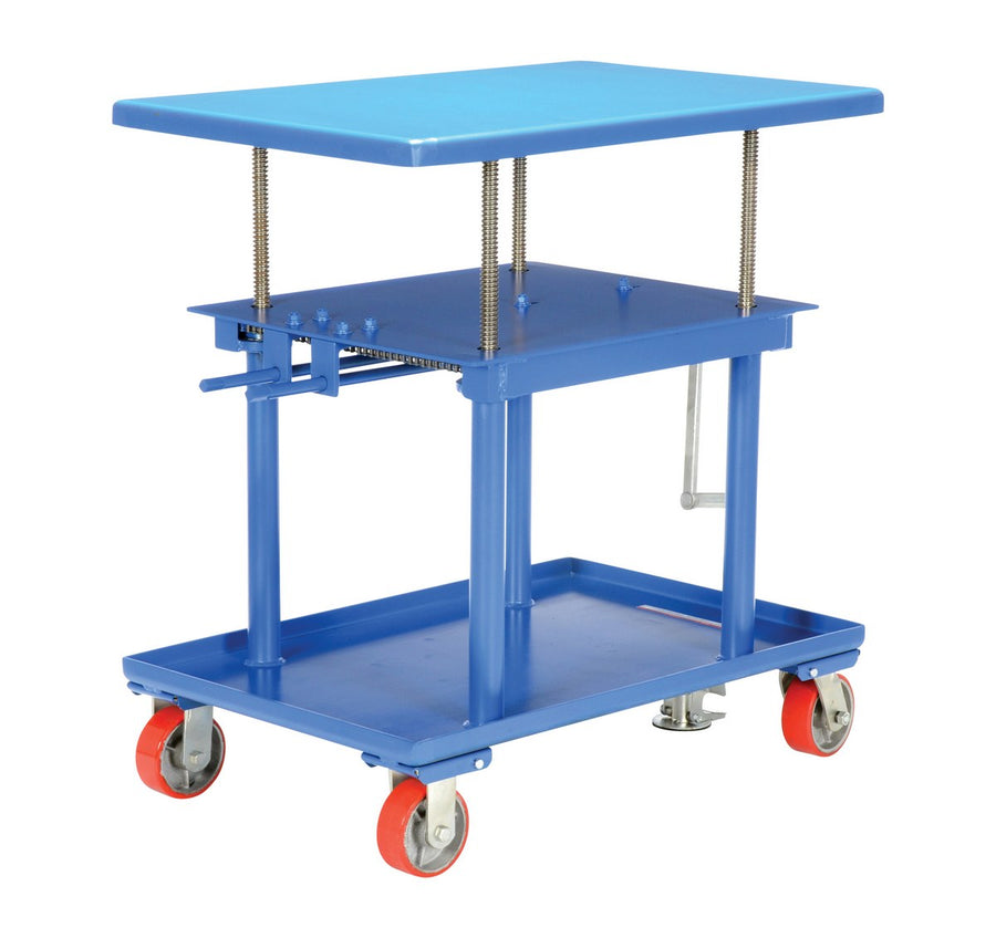 24" X 36" High Profile Portable Mechanical Post Lift Table