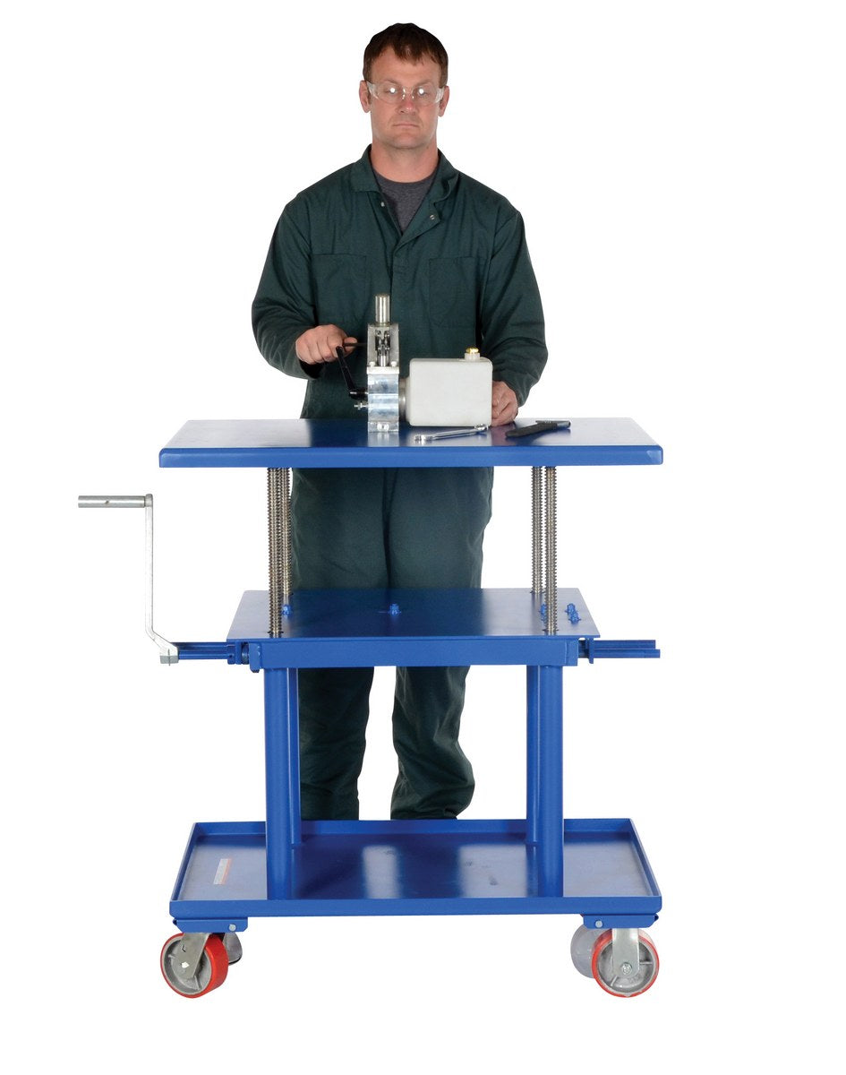 24" X 36" High Profile Portable Mechanical Post Lift Table