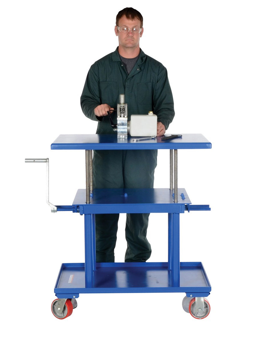 24" X 36" High Profile Portable Mechanical Post Lift Table