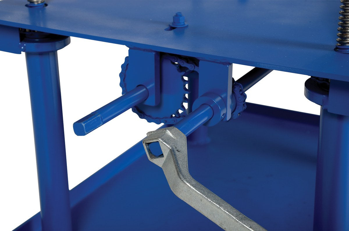 24" X 36" Low Profile Portable Mechanical Post Lift Table