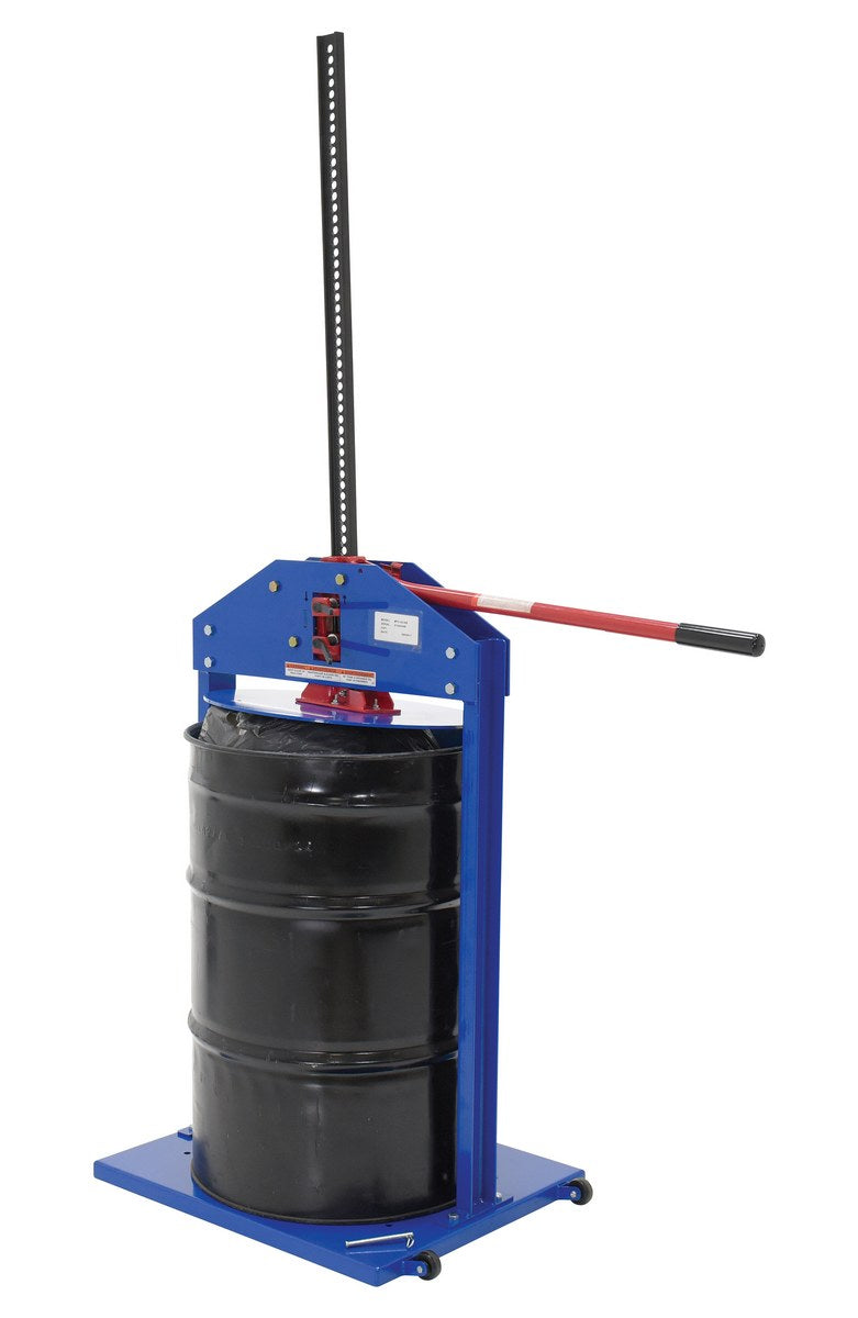 55-Gallon Drum Manual Trash Compactor