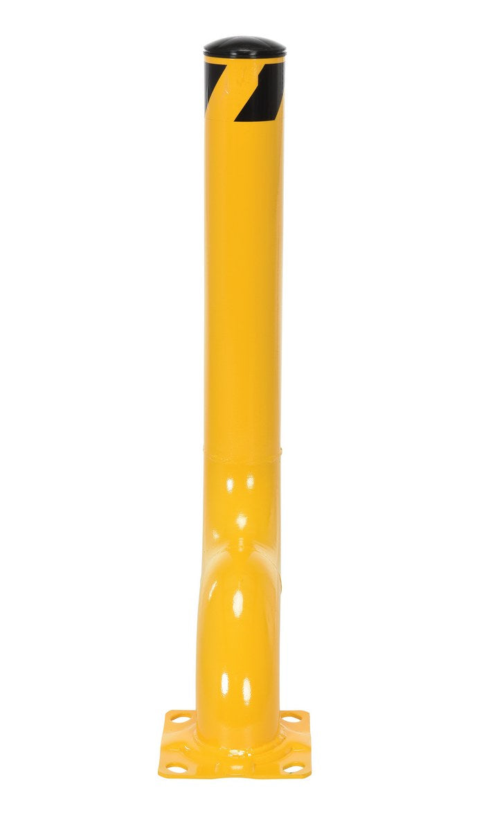 35"H Offset Steel Bollard