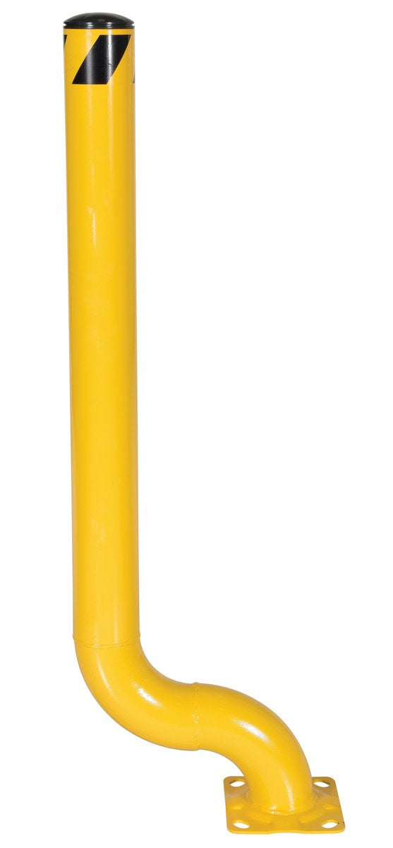 53"H Offset Steel Bollard