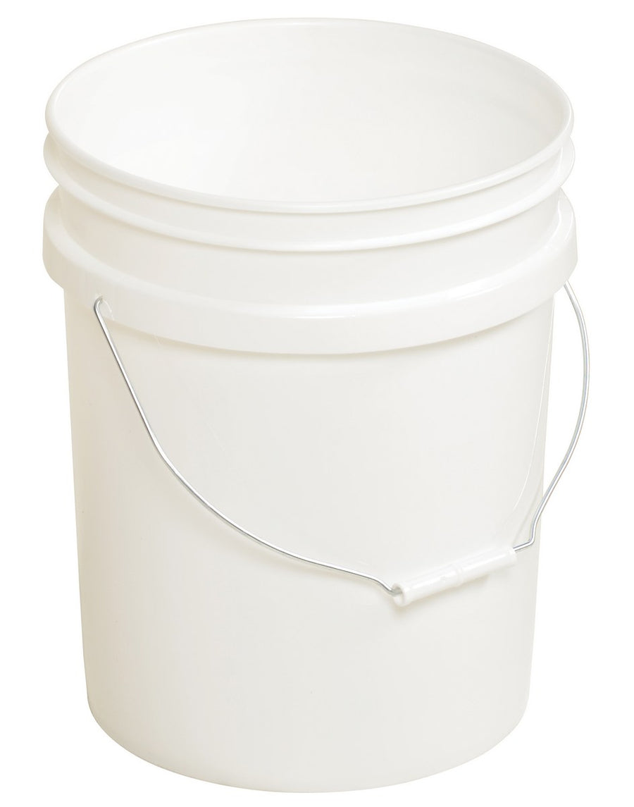 5 Gallon White Plastic Pail