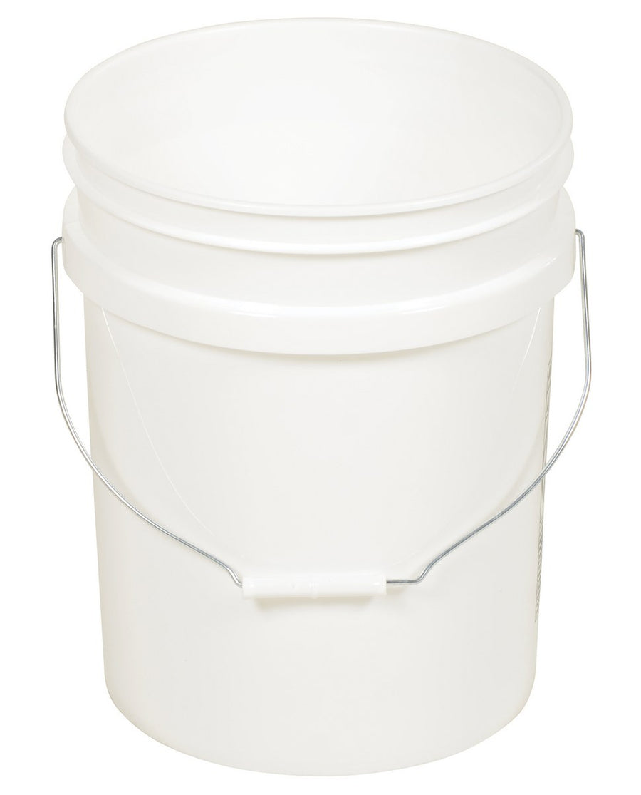 5 Gallon White Plastic Pail