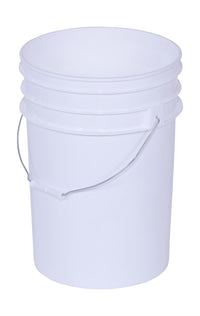 Thumbnail for Pail w/ Steel Handle - White - 6 Gallon