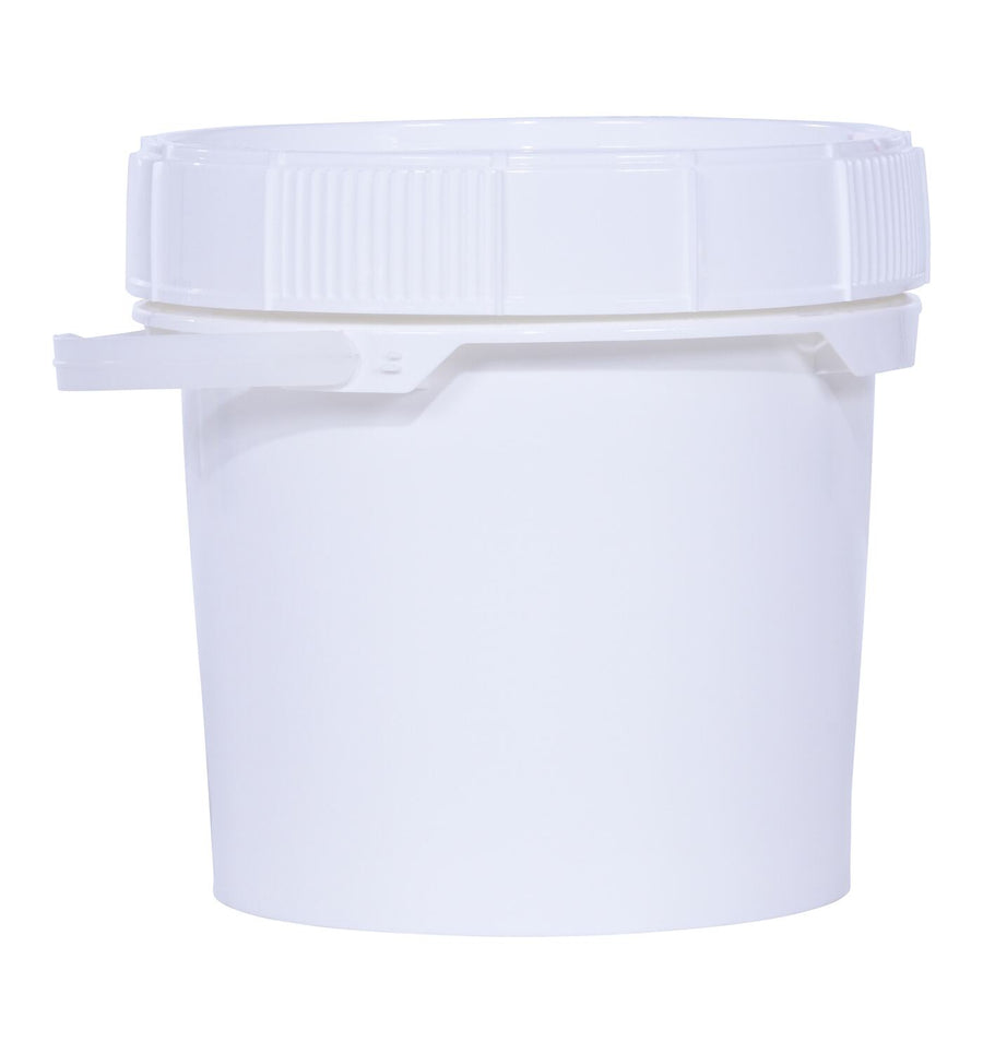 Screw-Top Pail & Lid -White - 3.5 Gallon