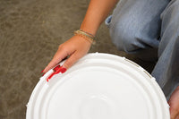 Thumbnail for Screw-Top Pail & Lid -White - 3.5 Gallon