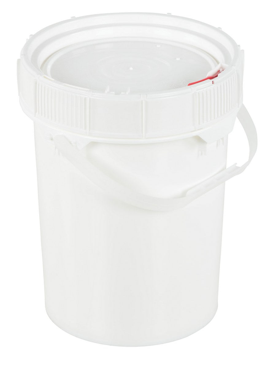 Screw-Top Pail & Lid - White - 5 Gallon