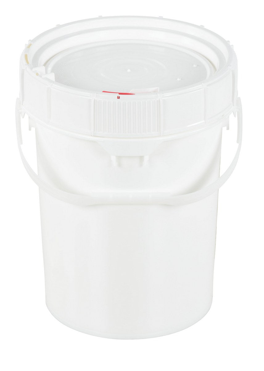 Screw-Top Pail & Lid - White - 5 Gallon