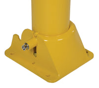 Thumbnail for Steel Fold Down Bollard 8-1/4 In. x 7-1/2 In. x 35-1/2 In. Yellow