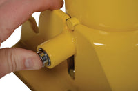 Thumbnail for Steel Fold Down Bollard 8-1/4 In. x 7-1/2 In. x 35-1/2 In. Yellow