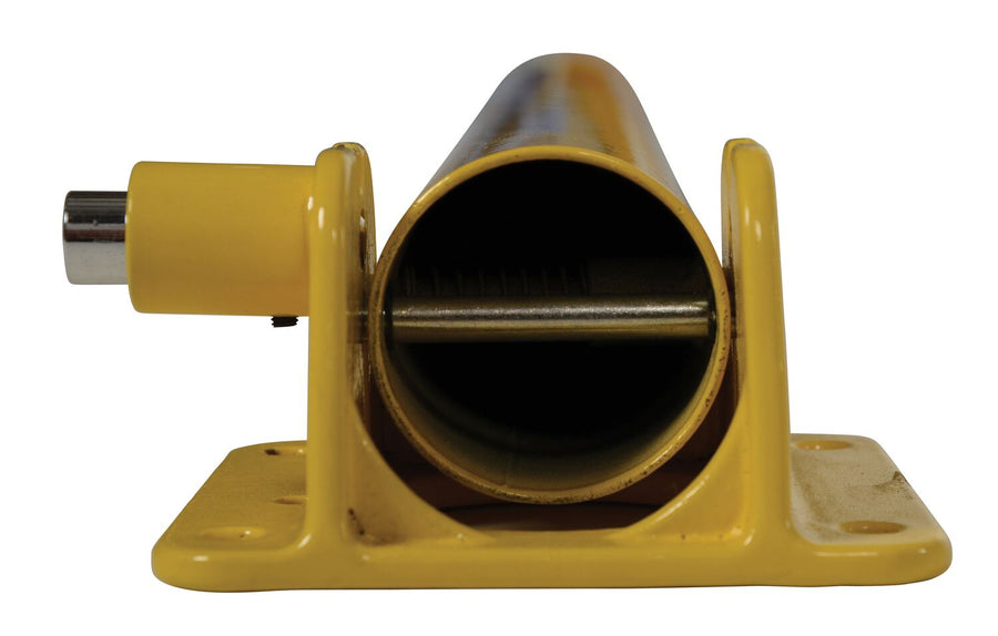 Steel Fold Down Bollard 5-1/8 In. x 5-1/2 In. x 35-1/2 In. Yellow