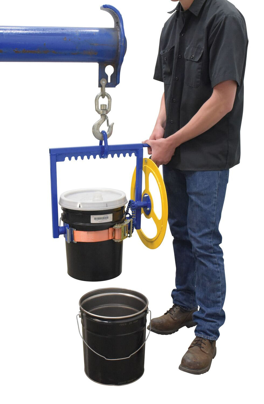 Manual Overhead Pail Dispenser