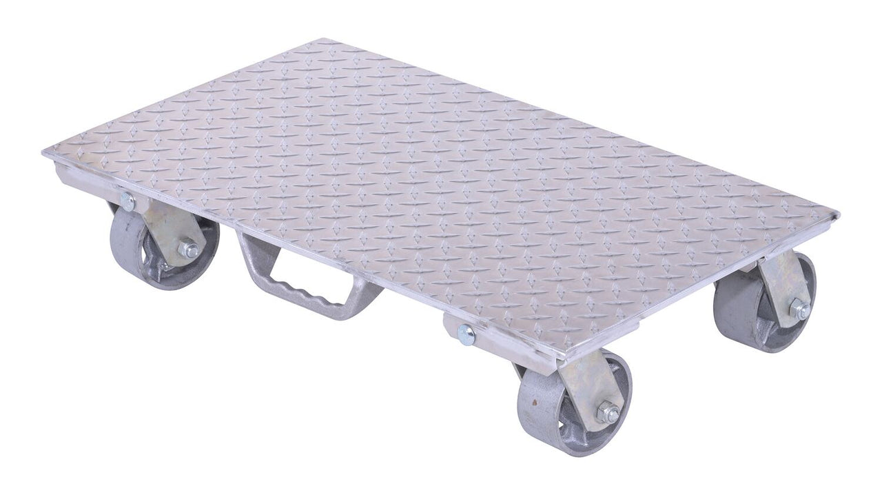 16" x 27" Aluminum Plate Dolly w/ Steel Wheels