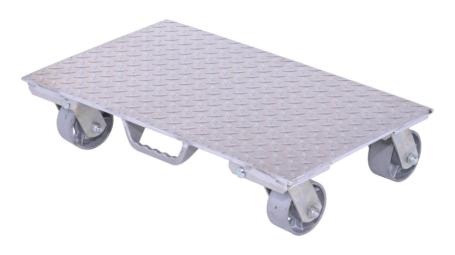 16" x 27" Aluminum Plate Dolly w/ Steel Wheels