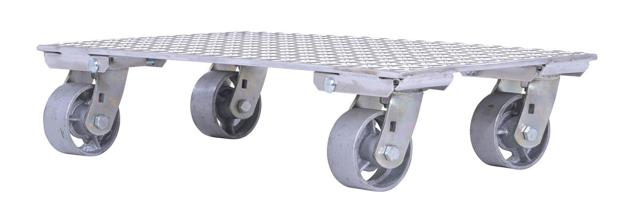 16" x 27" Aluminum Plate Dolly w/ Steel Wheels