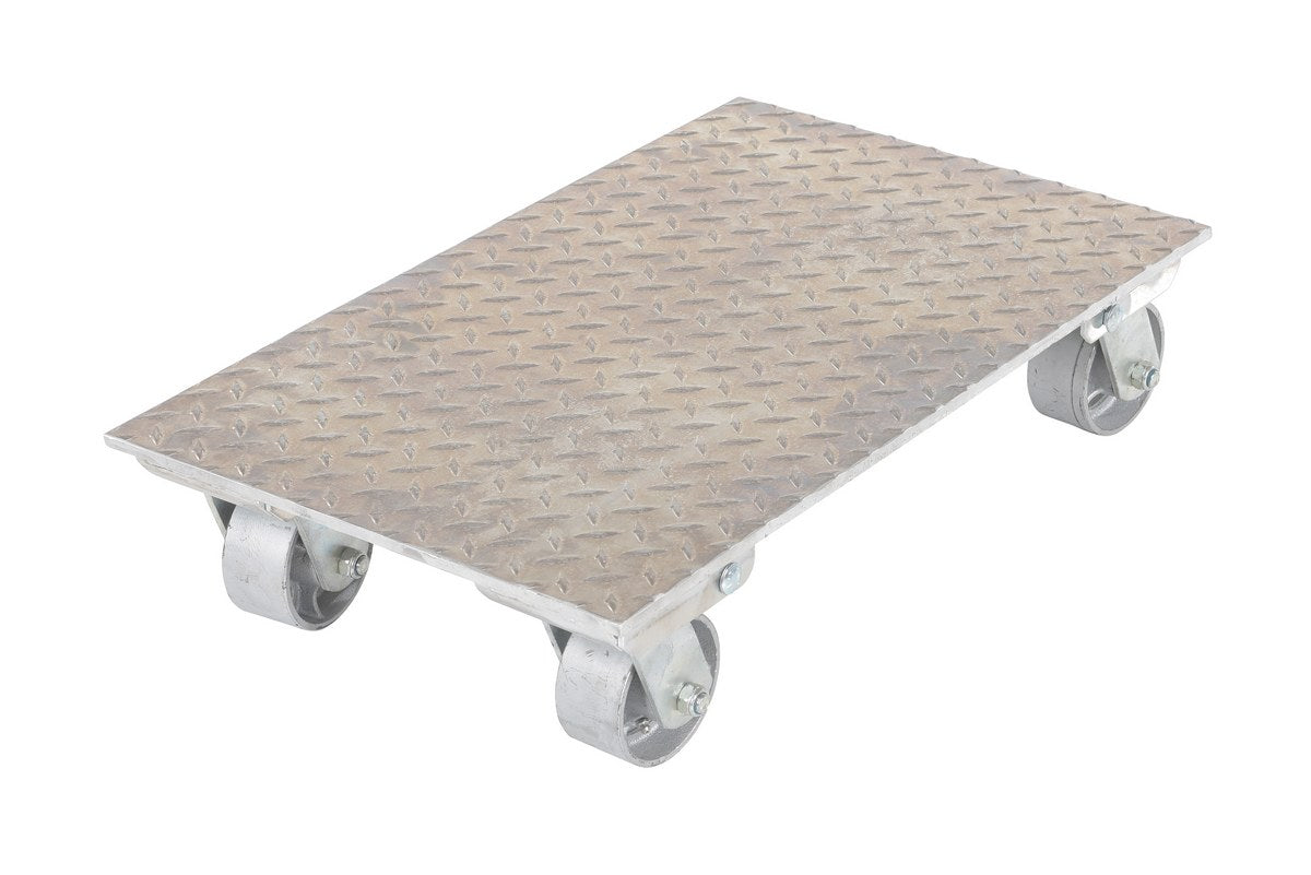 ALUM DOLLY W/STEEL WHEELS 16 X 27 - Model PDA-1627-C-S