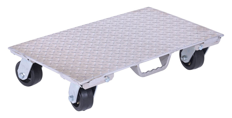 16" x 27" Aluminum Plate Dolly w/ Rubber Wheels