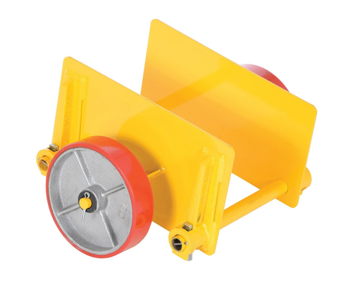 Heavy-Duty Adjustable Pally Dolly w/ 8" Poly-on-Steel Casters